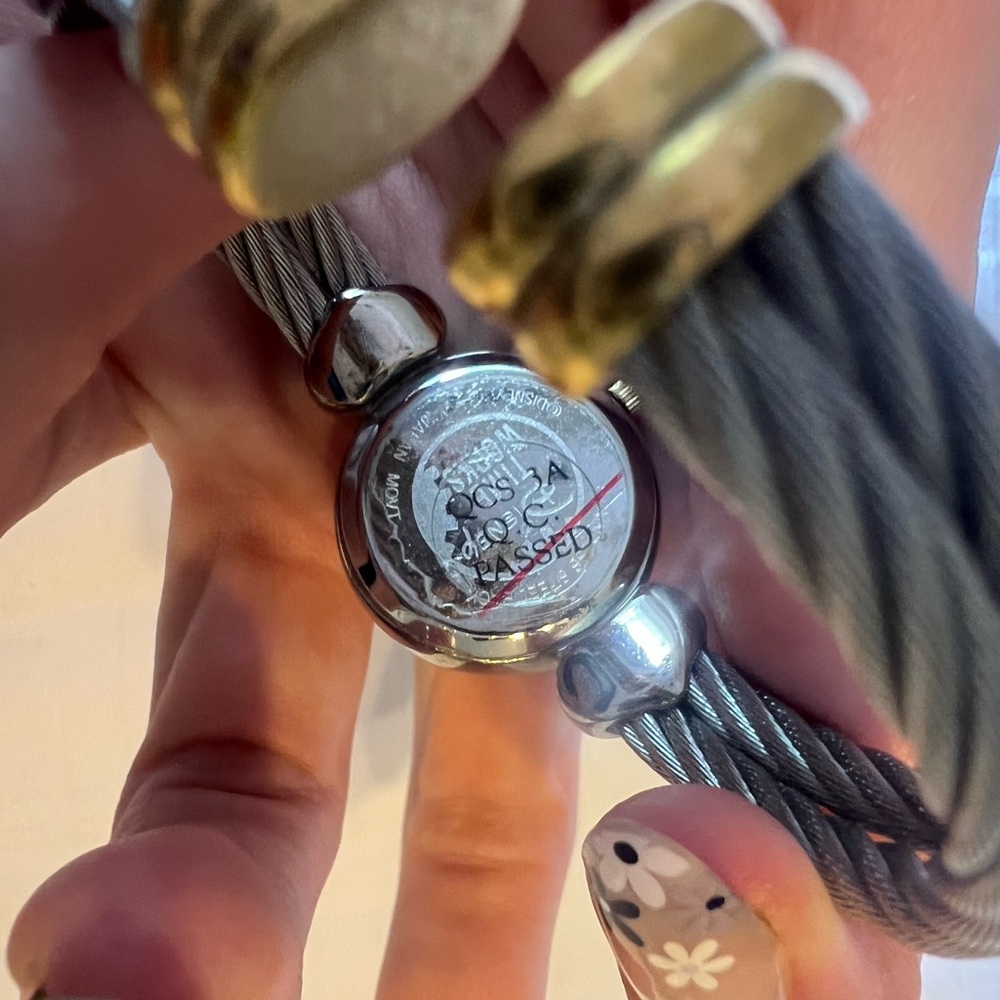 Disney Time Works Mickey Mouse Wrist Watch Womens Stainless Steel Bracelet Band - Picture 3 of 3